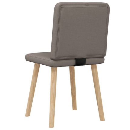 Matstolar 2 st taupe tyg