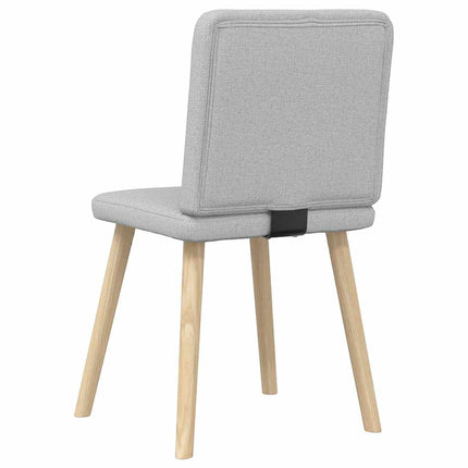 Matstolar 2 st molngrått tyg