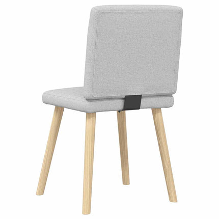 Matstolar 2 st molngrått tyg