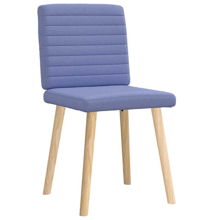 Matstolar 2 st Jeans blått tyg