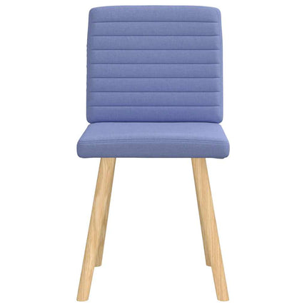 Matstolar 2 st Jeans blått tyg