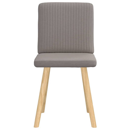 Matstolar 2 st taupe tyg