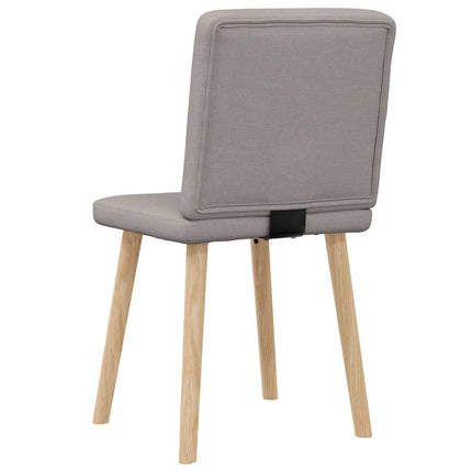 Matstolar 2 st taupe tyg