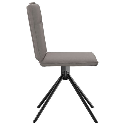 Matstolar 2 st taupe tyg