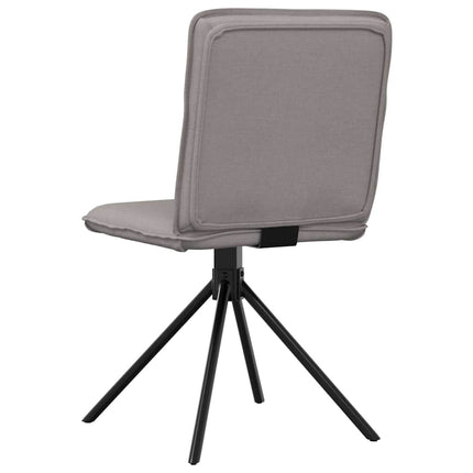 Matstolar 2 st taupe tyg