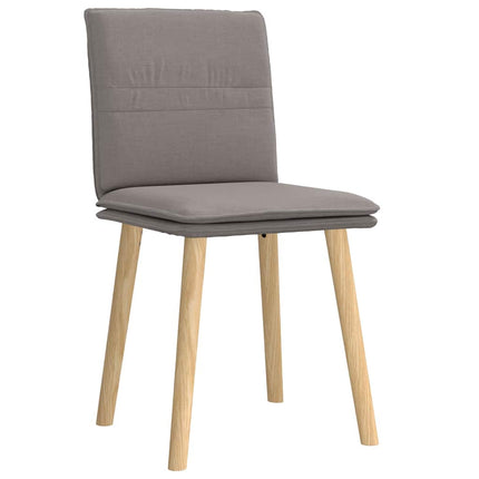 Matstolar 2 st taupe tyg