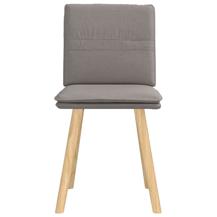 Matstolar 2 st taupe tyg