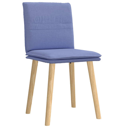 Matstolar 2 st Jeans blått tyg