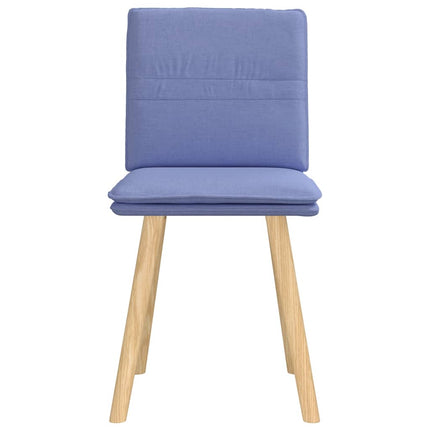 Matstolar 2 st Jeans blått tyg