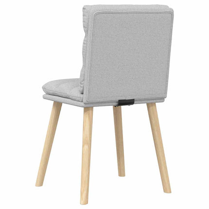 Matstolar 2 st molngrått tyg