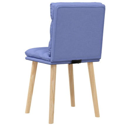 Matstolar 2 st Jeans blått tyg
