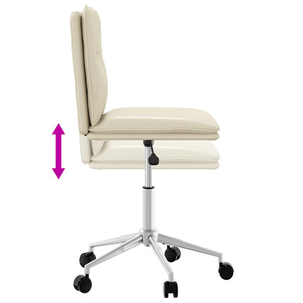 Matstol Gräddvit Konstläder