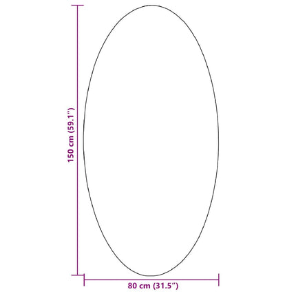 Områdesmattor Oval HUARTE Svart 80 x 150 cm 100% Polyester
