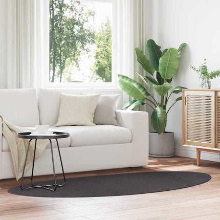 Områdesmattor HUARTE Antracit 100 x 200 cm Polyester
