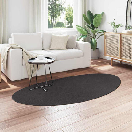 Områdesmattor HUARTE Antracit 100 x 200 cm Polyester