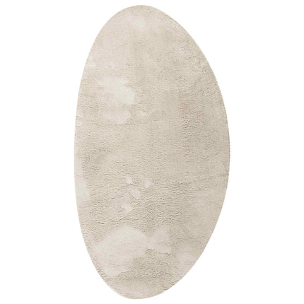 Områdesmattor HUARTE Beige 100 x 200 cm Polyester