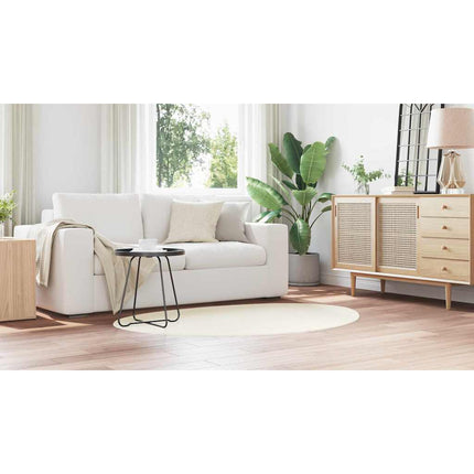 Områdesmattor HUARTE Kräm 100 x 200 cm Polyester