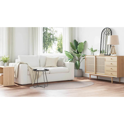 Områdesmattor HUARTE Sand 100 x 200 cm Polyester