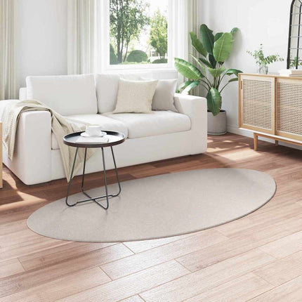 Områdesmattor HUARTE Sand 100 x 200 cm Polyester