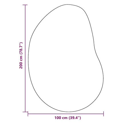 Områdesmattor HUARTE Antracit 100 x 200 cm Polyester