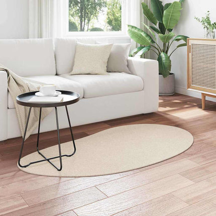 Områdesmattor HUARTE Beige 80 x 150 cm Polyester