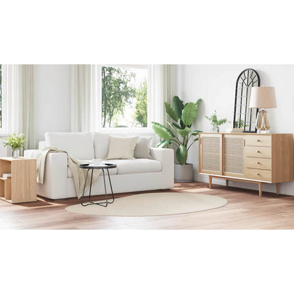 Områdesmattor HUARTE Beige 140 x 200 cm Polyester