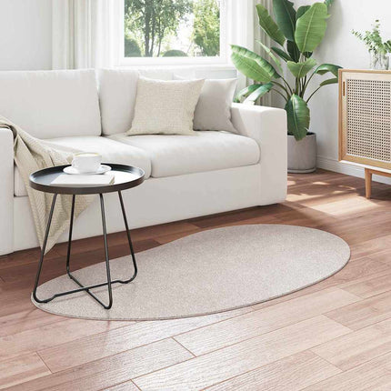 Områdesmattor HUARTE Sand 80 x 150 cm Polyester