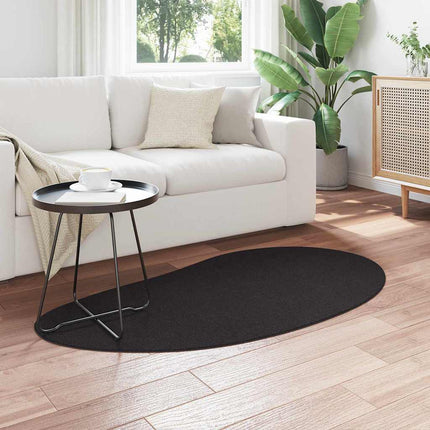 Matta HUARTE Svart 80 x 150 cm Polyester