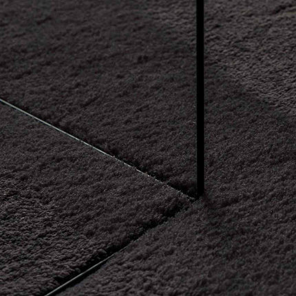 Områdesmattor HUARTE Svart 100 x 200 cm Polyester