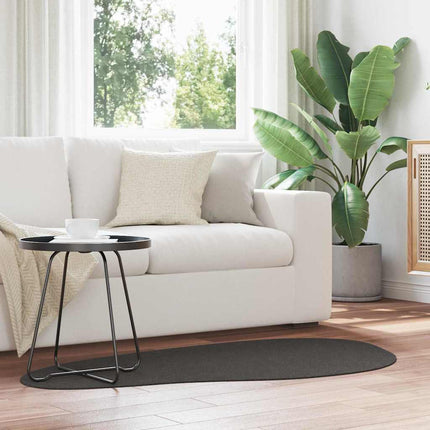 Områdesmattor HUARTE Antracit 80 x 150 cm Polyester