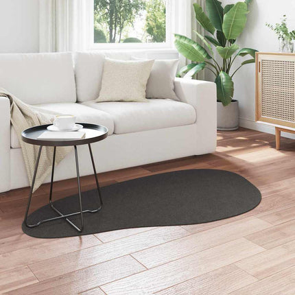 Områdesmattor HUARTE Antracit 80 x 150 cm Polyester