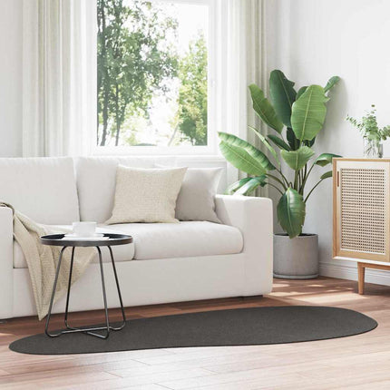 Områdesmattor HUARTE Antracit 100 x 200 cm Polyester