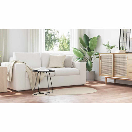 Områdesmattor HUARTE Beige 80 x 150 cm Polyester