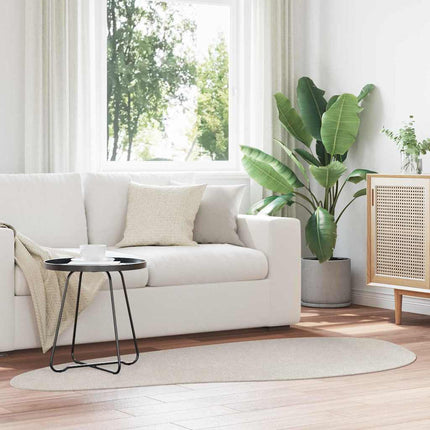 Områdesmattor HUARTE Sand 100 x 200 cm Polyester