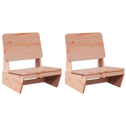 Trädgårdsstolar 2 st 60x64x70,5 cm massiv douglasträ