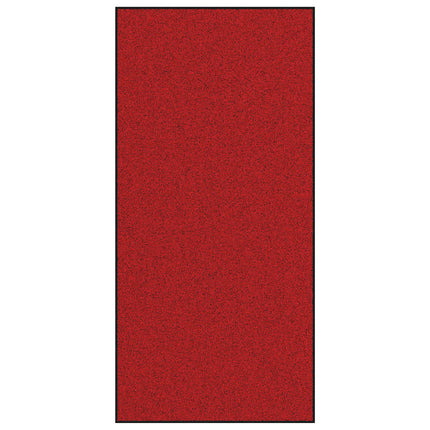 Dörrmatta Röd och Svart 120 x 250 cm 100% Polyamid