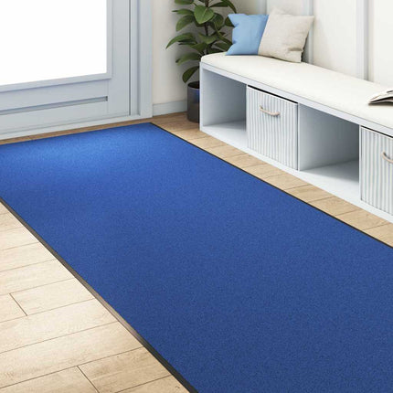 Dörrmatta Blå och svart 120 x 400 cm 100% Polyamid