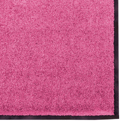 Dörrmatta Rosa och svart 120 x 250 cm 100% Polyamid