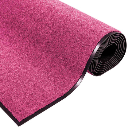 Dörrmatta Rosa och svart 120 x 250 cm 100% Polyamid