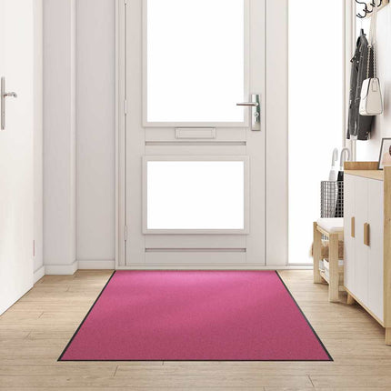 Dörrmatta Rosa och svart 120 x 300 cm 100% Polyamid