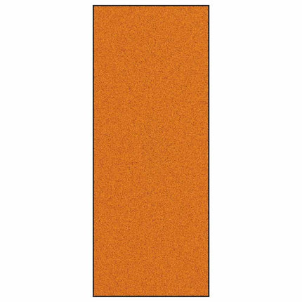 Dörrmatta Orange och Svart 120 x 300 cm 100% Polyamid