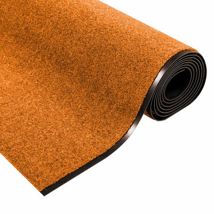 Dörrmatta Övrigt Orange och Svart 120 x 400 cm Polyamid och PVC