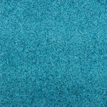 Dörrmatta Cyan och svart 120 x 350 cm 100% Polyamid