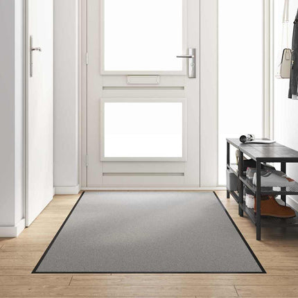 Dörrmatta Grå och svart 120 x 250 cm 100% Polyamid
