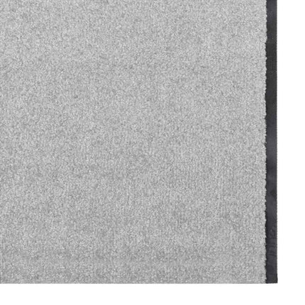 Dörrmatta Grå och svart 120 x 400 cm 100% Polyamid
