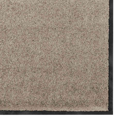 Dörrmatta Beige och svart 90 x 150 cm 100% Polyamid