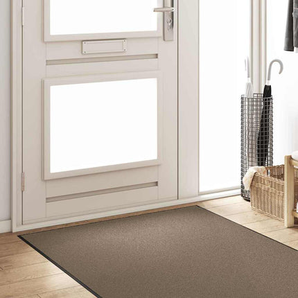 Dörrmatta Beige och svart 120 x 250 cm 100% Polyamid