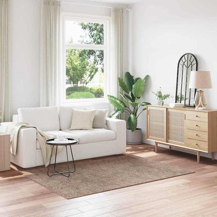 Anti-glid Shaggy Matta Brun 140 x 200 cm PP