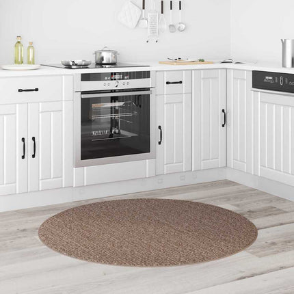 Anti-glid Shaggy Matta Brun 120 x 120 cm PP