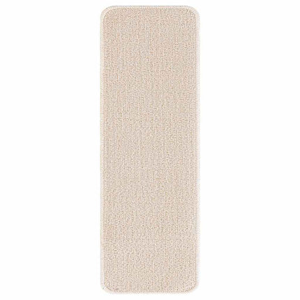 Halkfria trappmattor Latexbakgrund 15 pcs Kräm 60 x 25 cm PP